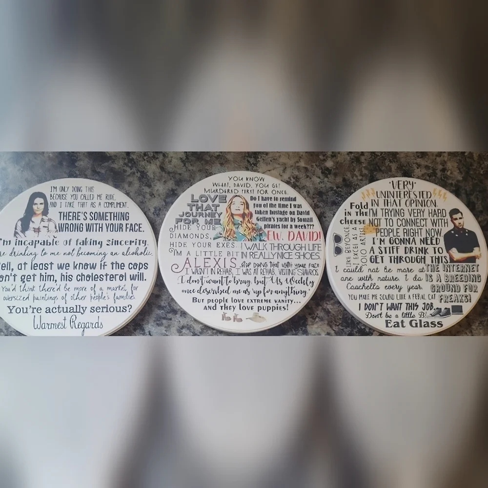 Schitts Creek Drink Coasters
